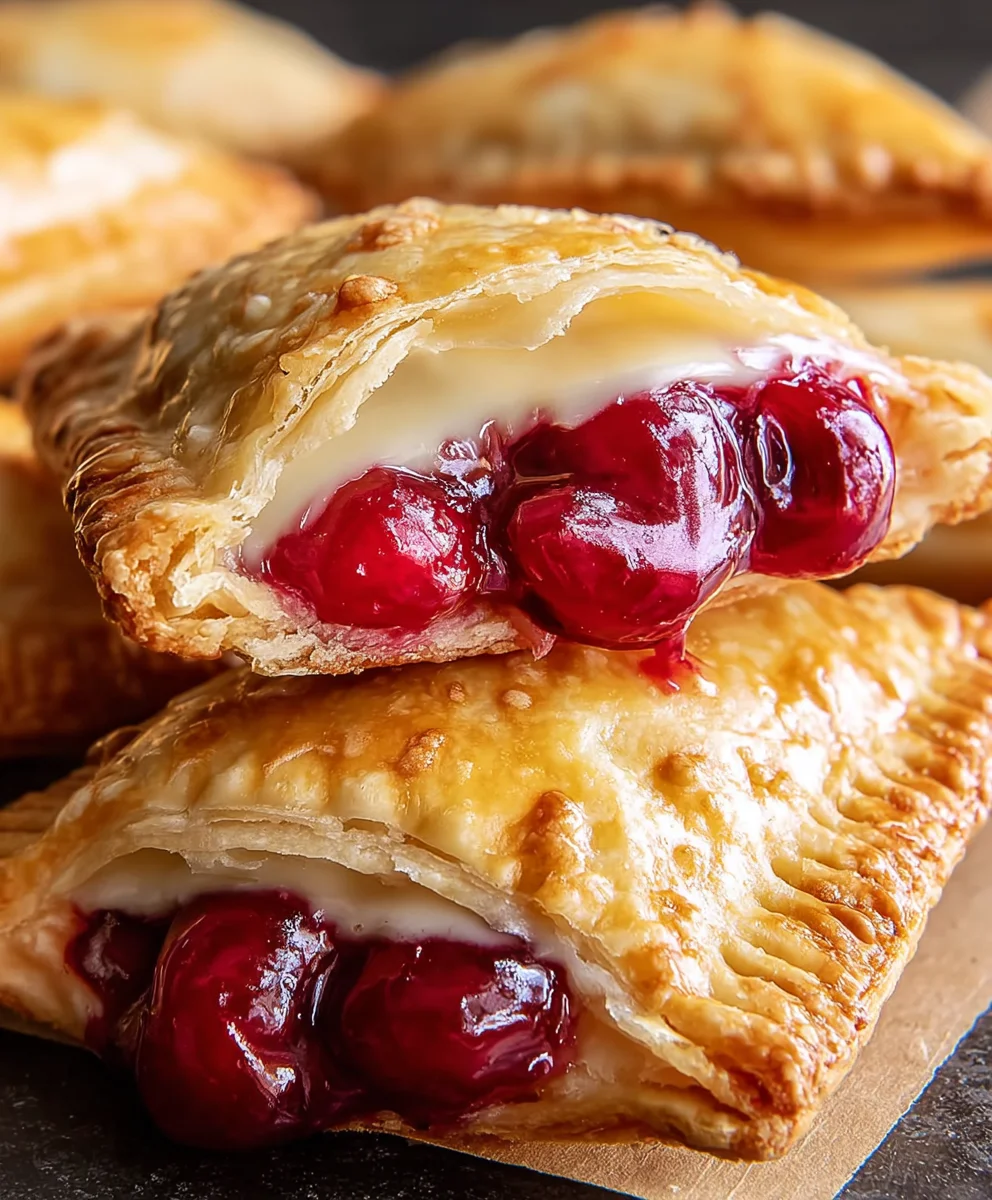 Cherry Cheesecake Hand Pies- Easy & Delicious Dessert