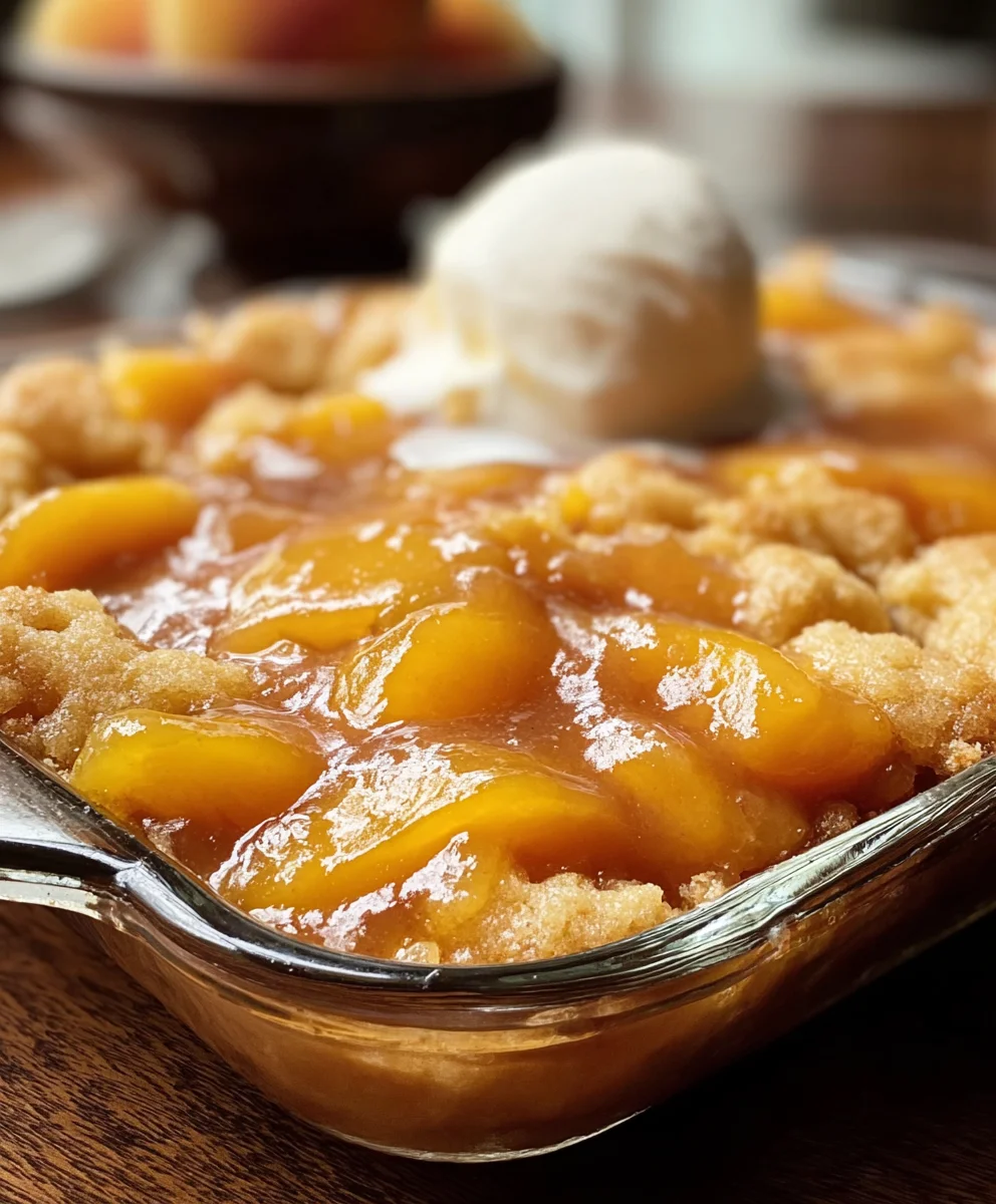 Best Southern Peach Cobbler Recipe-Easy & Delicious