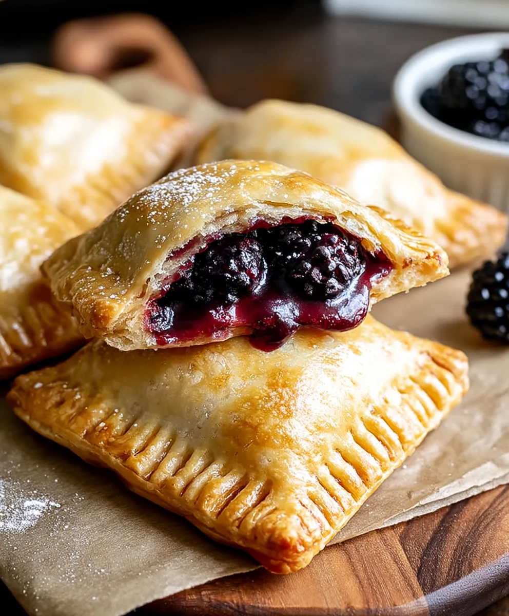 Blackberry Hand Pies-Sweet & Easy Dessert Recipes