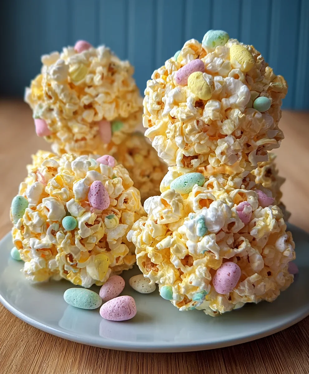 Easter Popcorn Balls-Festive Sweet Treats
