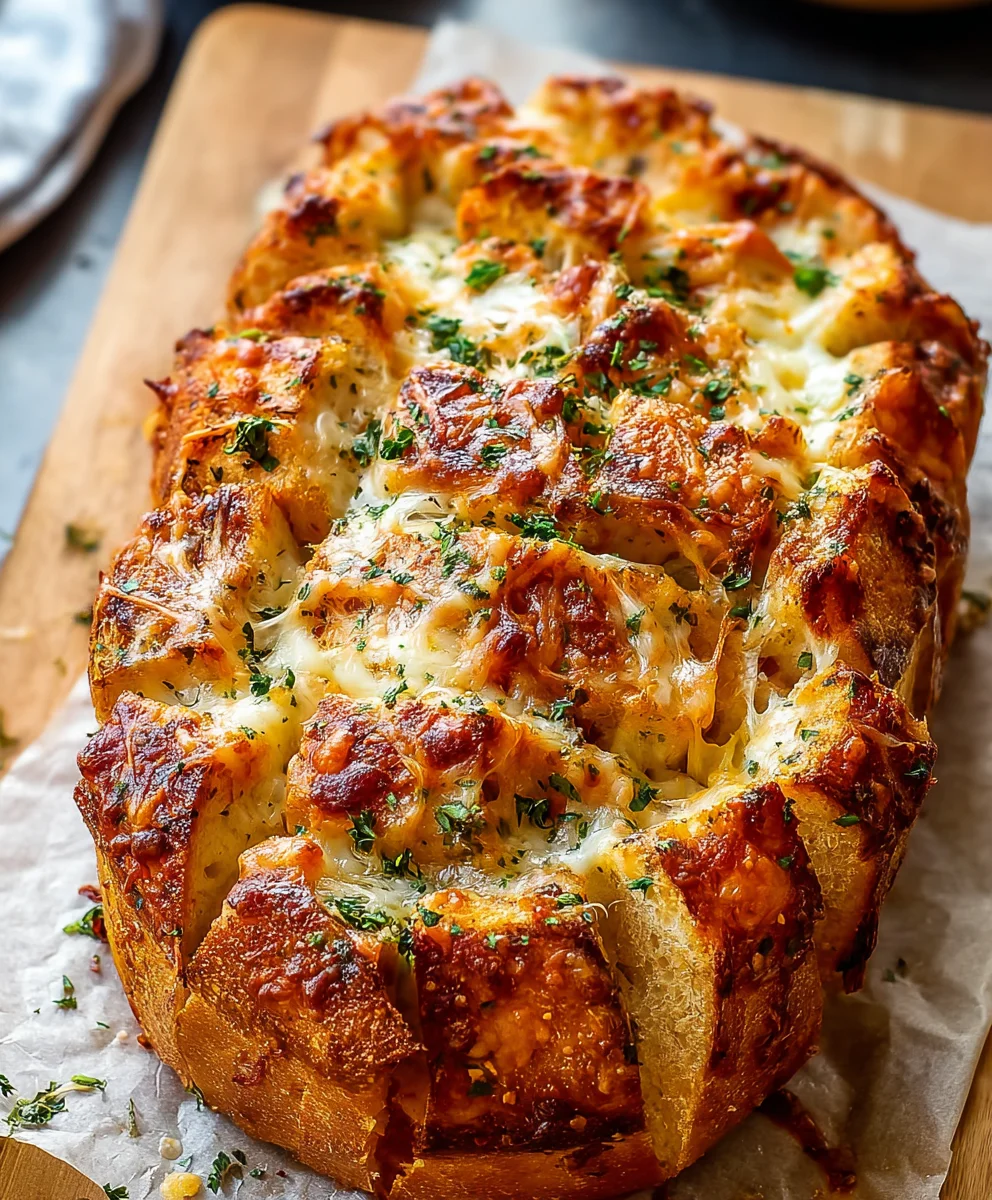 Cheesy Pull Apart Pizza Bread- Easy & Delicious Recipe