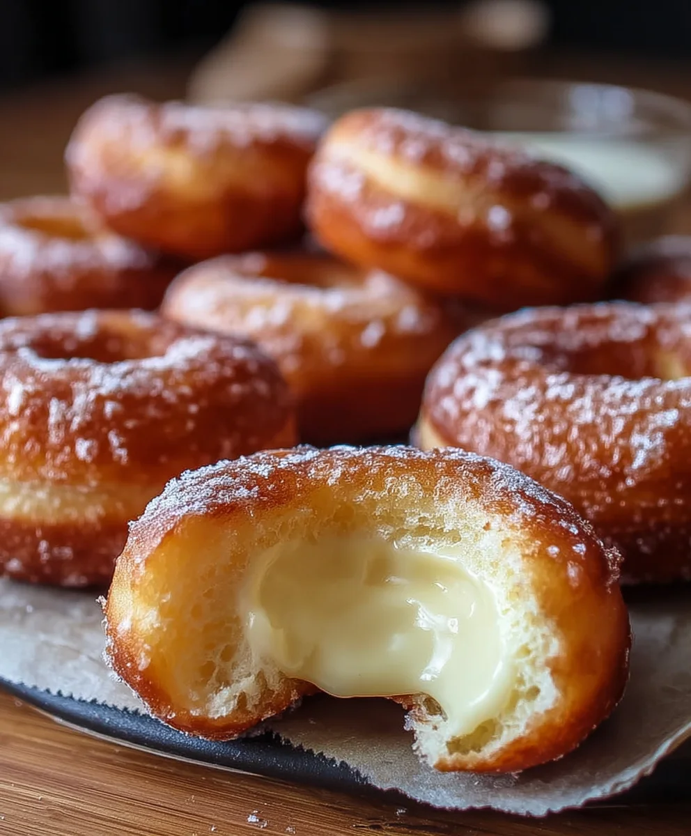 Sweet Milky Cheese Donuts - Irresistible Treat