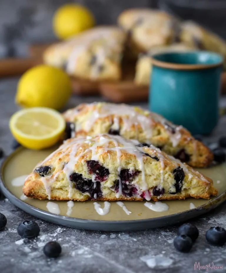 Sourdough Blueberry Lemon Scones – Tangy & Delicious
