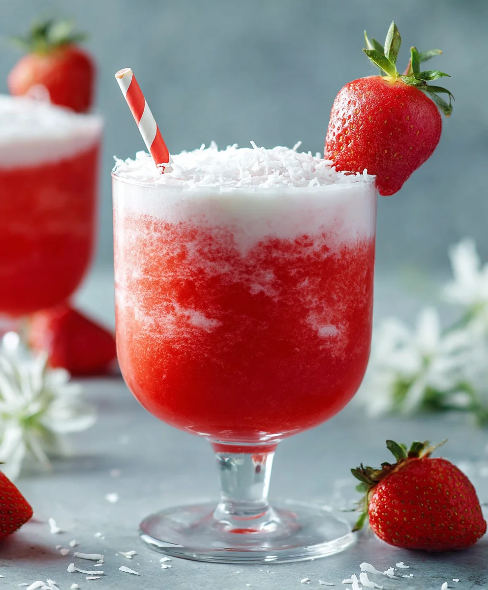 Easy Non-Non-Alcoholic Alternative Strawberry Daiquiri Recipe - Refreshing Treat