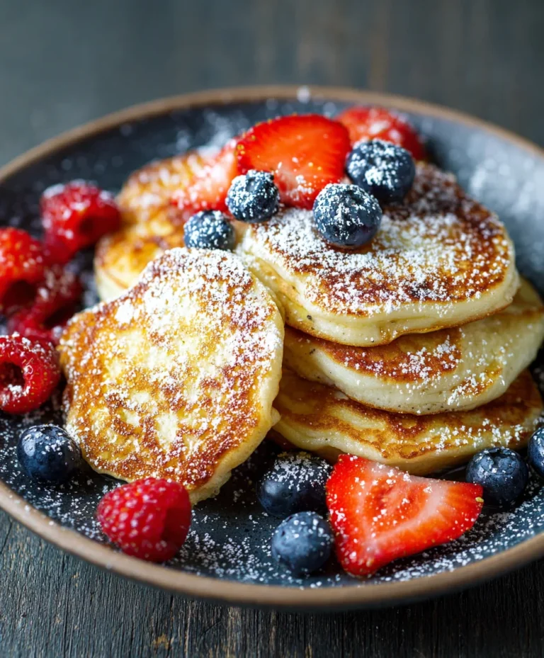 Fluffy Cottage Cheese Pancakes – Easy Healthy Breakfast
