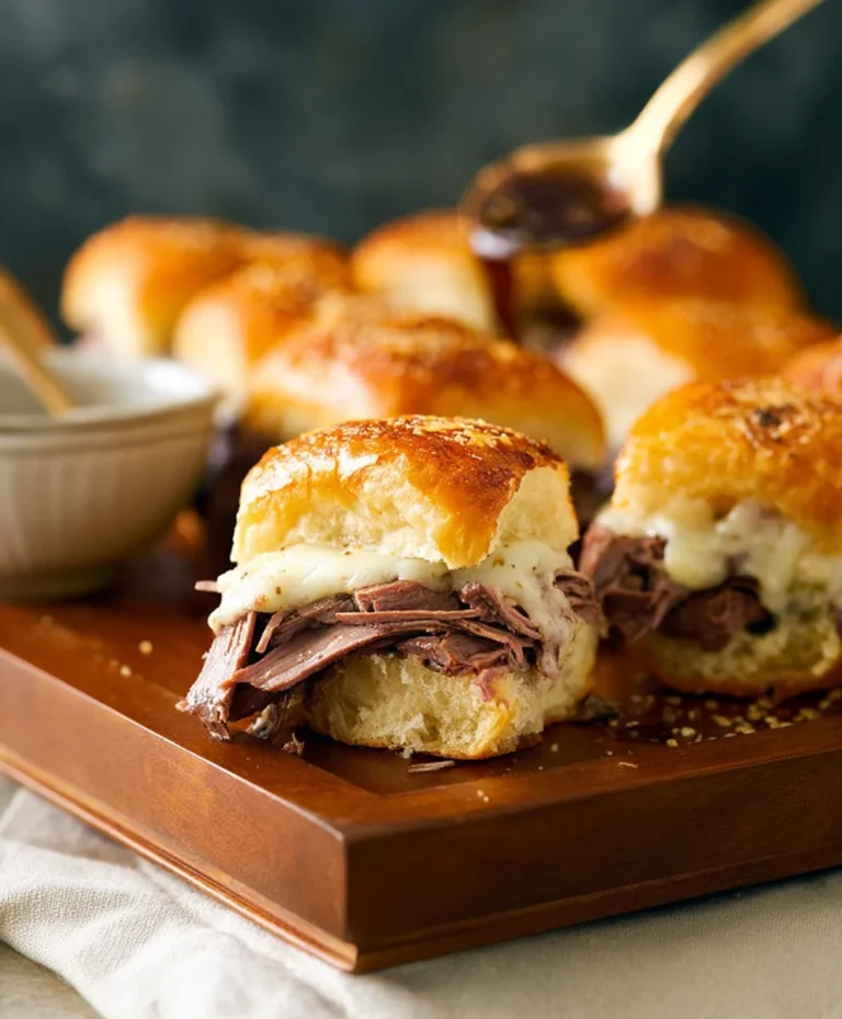 Easy French Dip Sliders – Delicious Beef & Au Jus