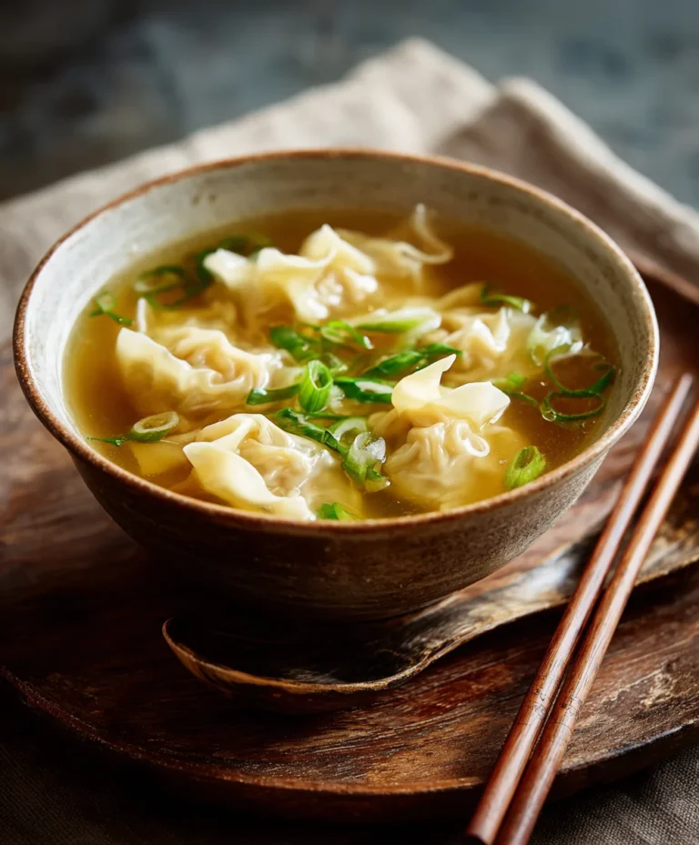 Easy Beef Wonton Soup Recipe – Delicious & Simple
