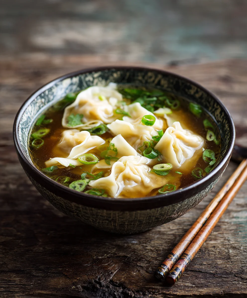 Easy Beef Wonton Soup Recipe - Delicious & Simple
