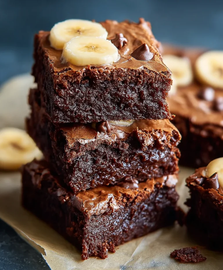 Delicious Banana Brownies – Moist & Fudgy Treat