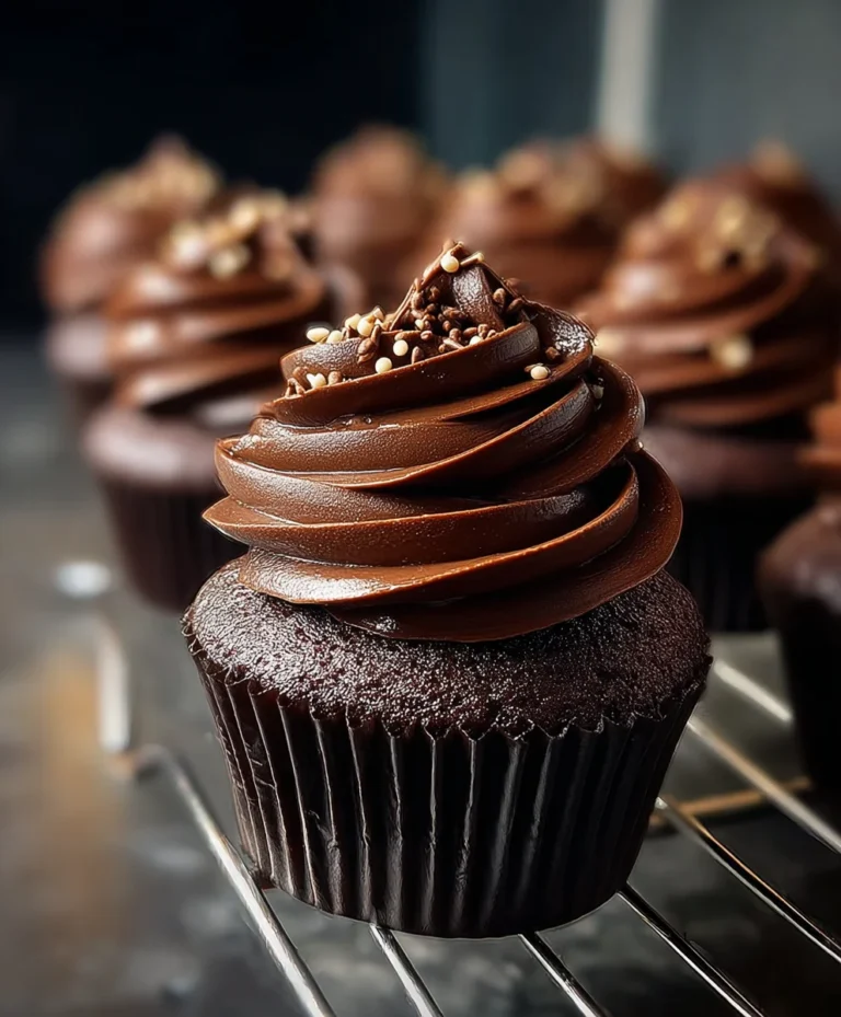 Rich Chocolate Fudge Cupcakes – Easy Recipe
