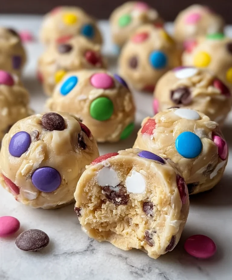 Easter Egg Cookie Dough Bites- No Bake Treat
