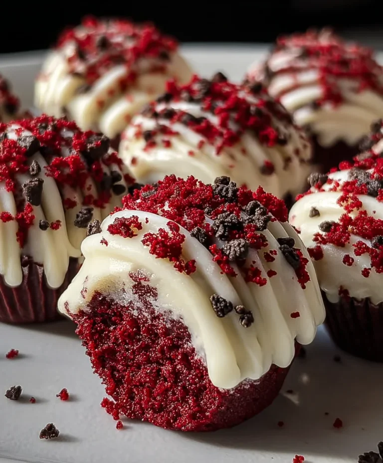 Cookies & Cream Red Velvet Bites-Delicious Treat
