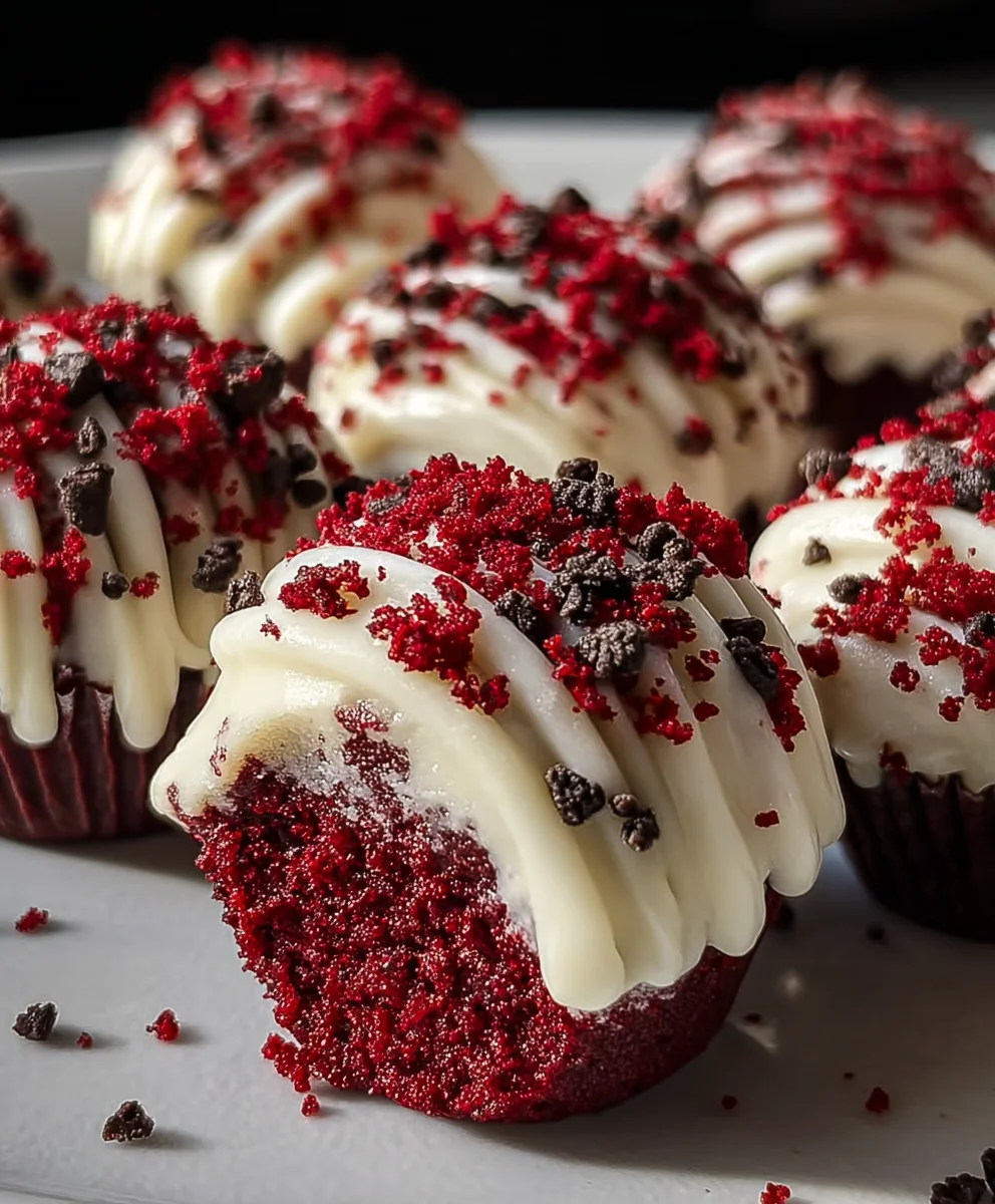 Cookies & Cream Red Velvet Bites-Delicious Treat