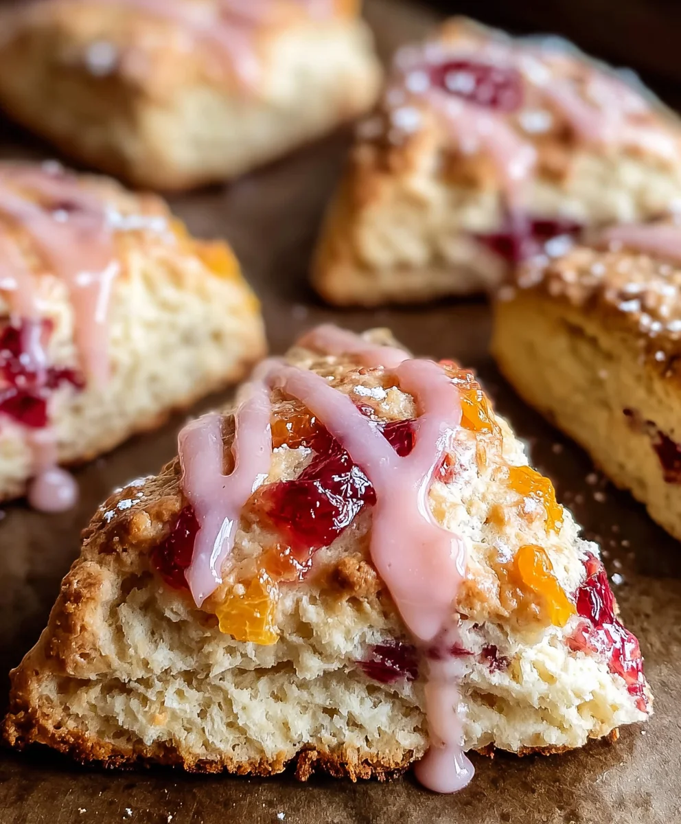 Blood Orange Scones - Zesty Citrus Baked Goodness