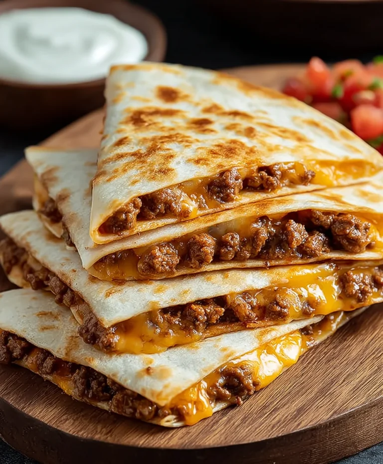 Easy Cheesy Ground Beef Quesadillas – Quick Meal