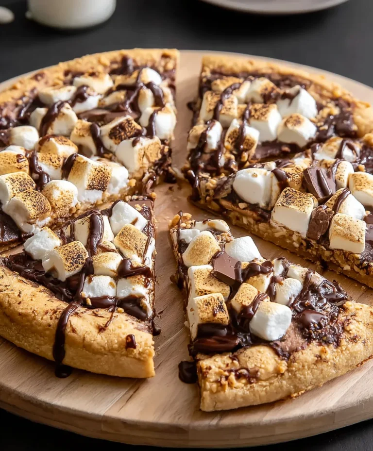 S’mores Pizza Recipe- Decadent Chocolate Grabeef ham Treat