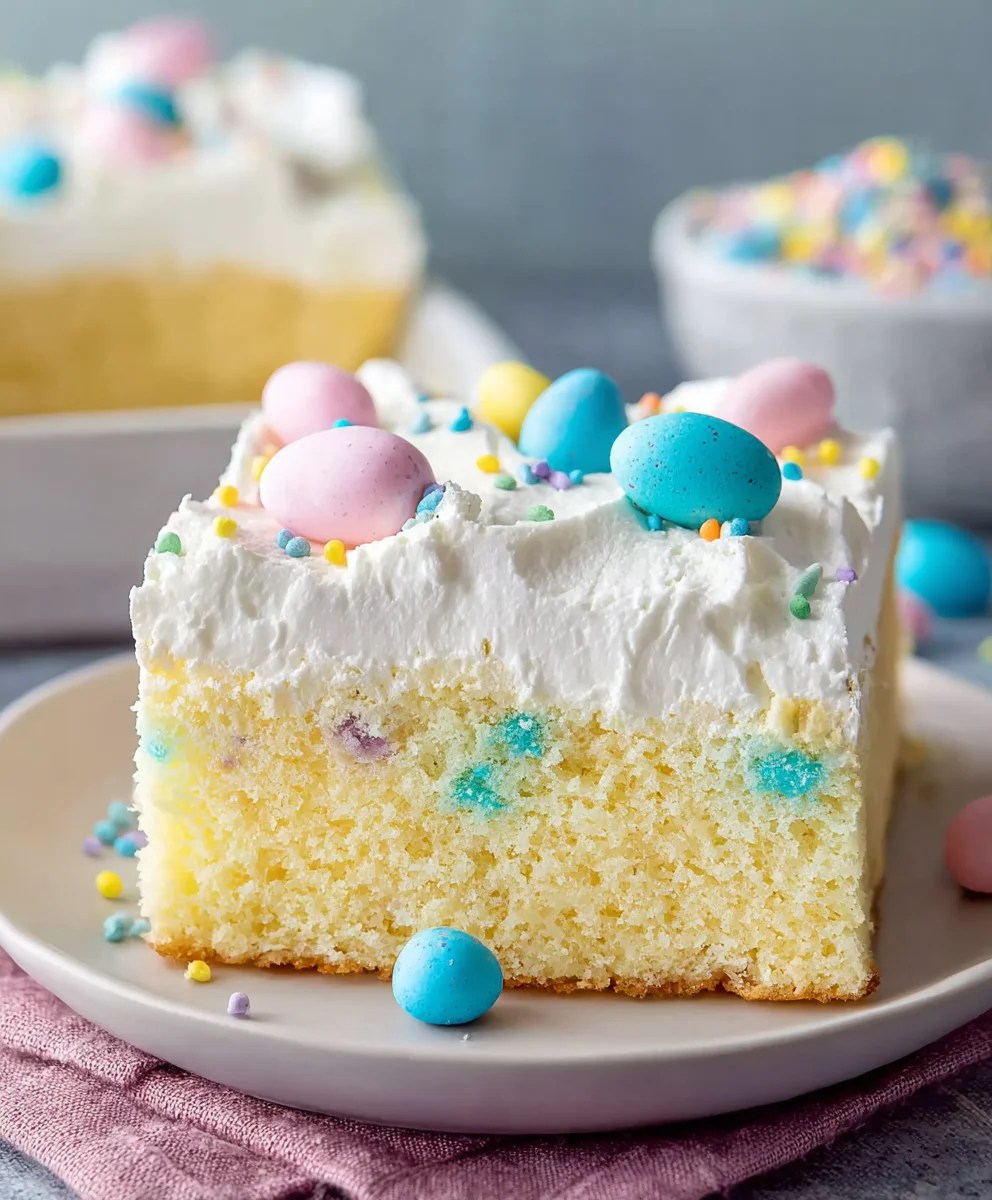 Easter Poke Cake Recipe- Easy & Delicious Dessert