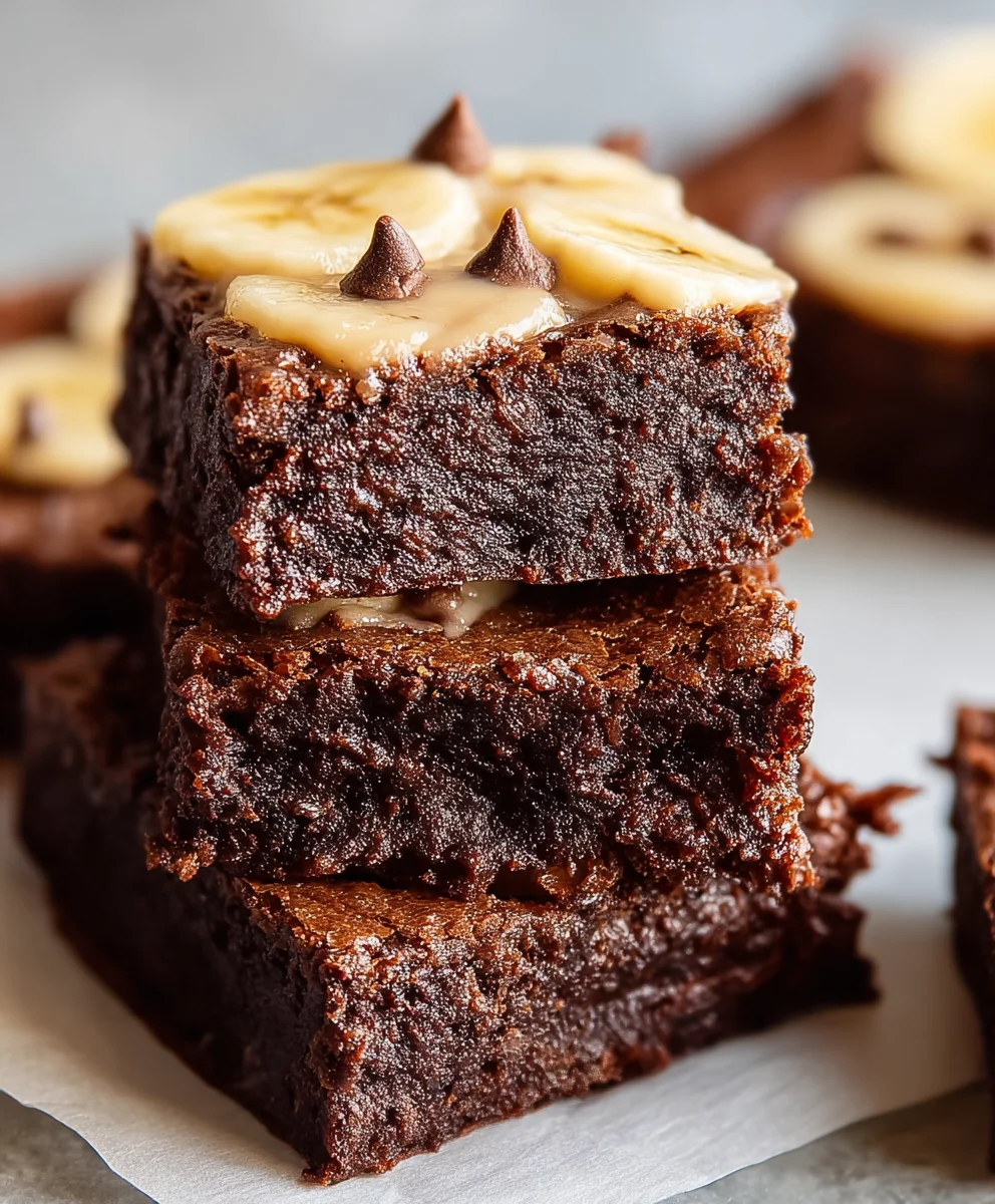 Delicious Banana Brownies - Moist & Fudgy Treat