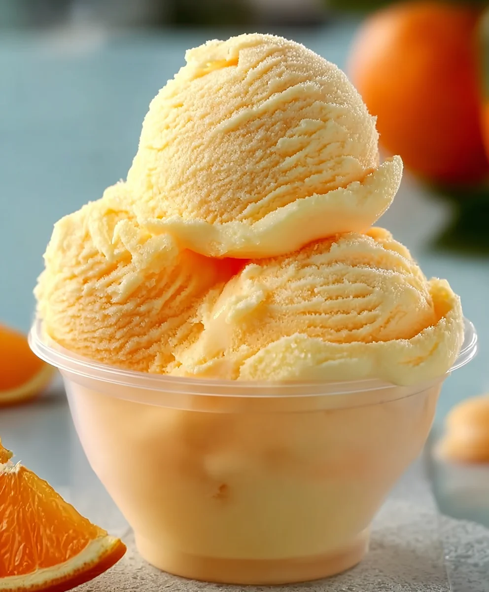 Orange Crush Sherbet-Easy Homemade Refreshing Treat