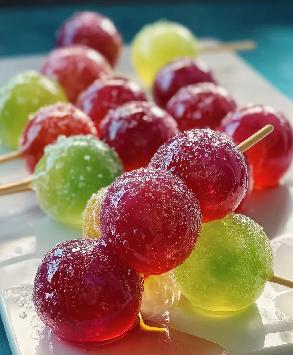 Easy Frozen Candy Grapes with Jell-O Recipe