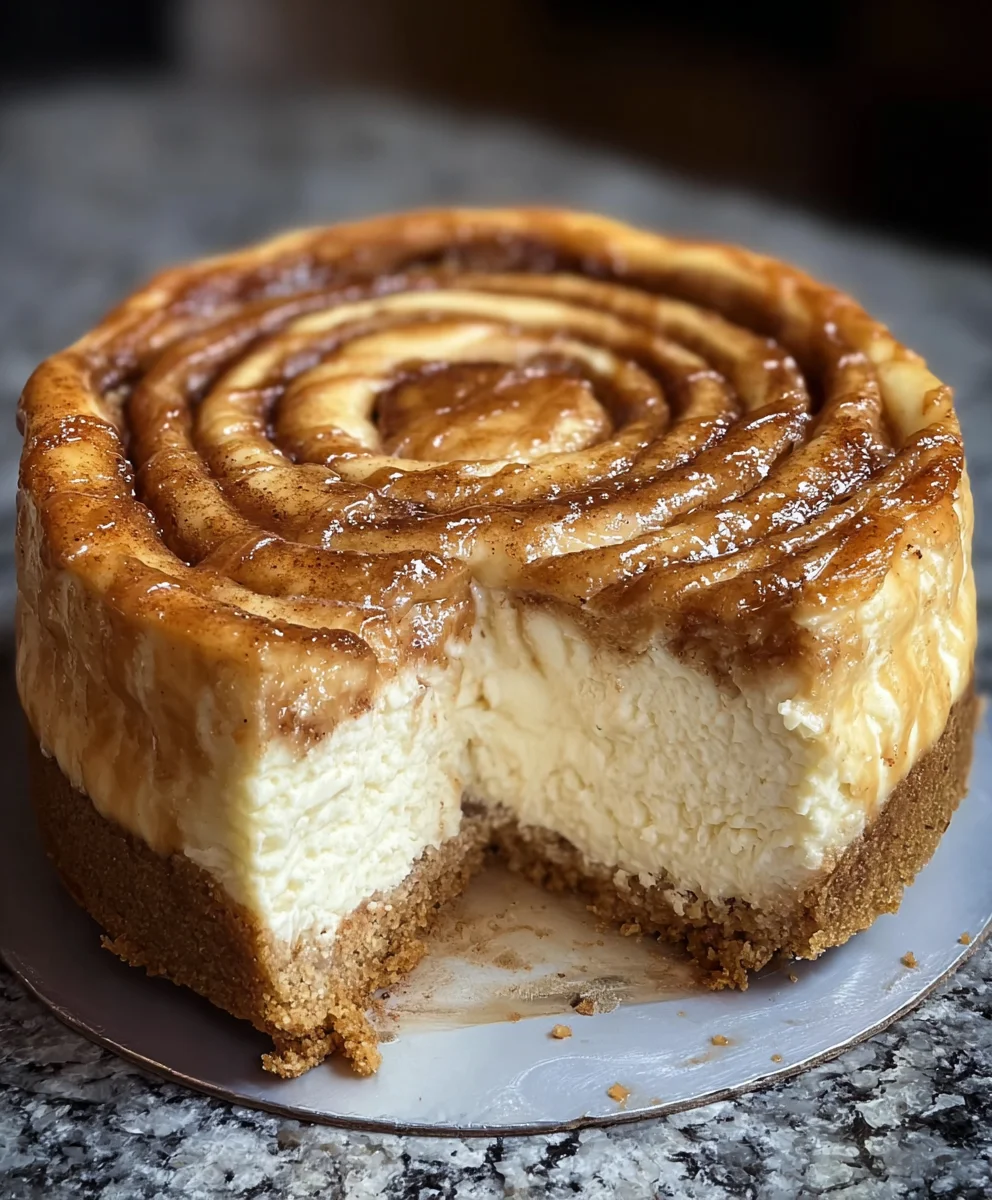 Cinnamon Roll Cheesecake Honeybun Dream