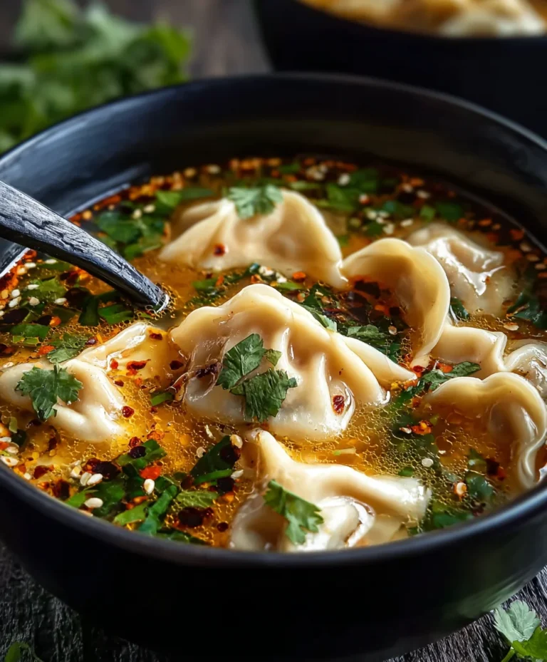 Cozy Beef Potsticker Soup – Easy Comfort Food Recipe
