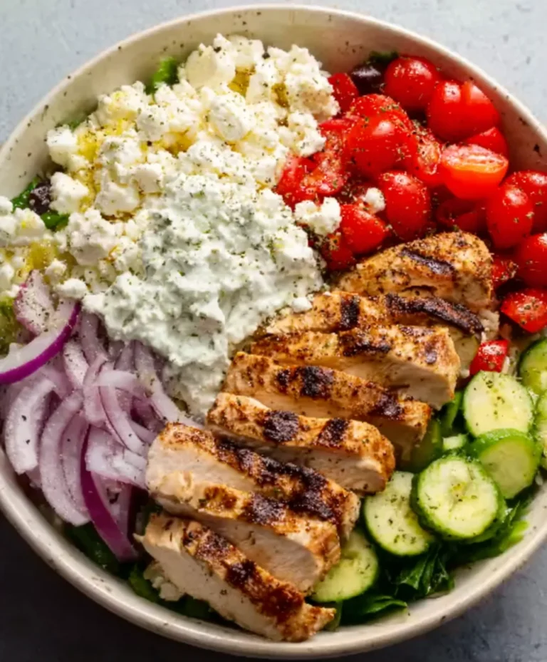 Easy Greek Chicken Bowls- Delicious & Healthy Meal