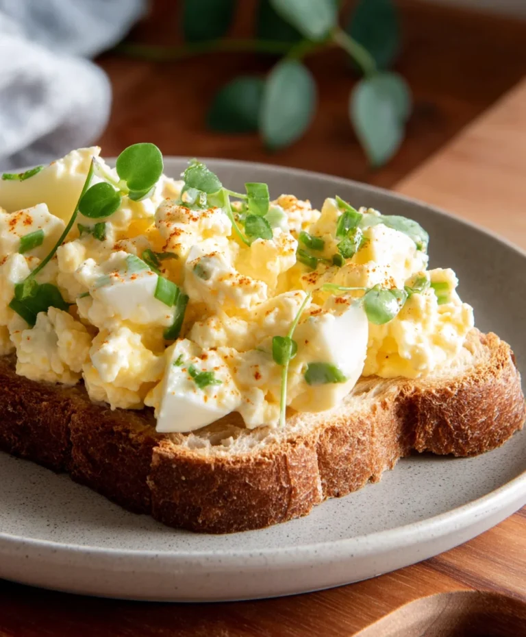 Egg Salad Cottage Cheese Mayo-Free Delight