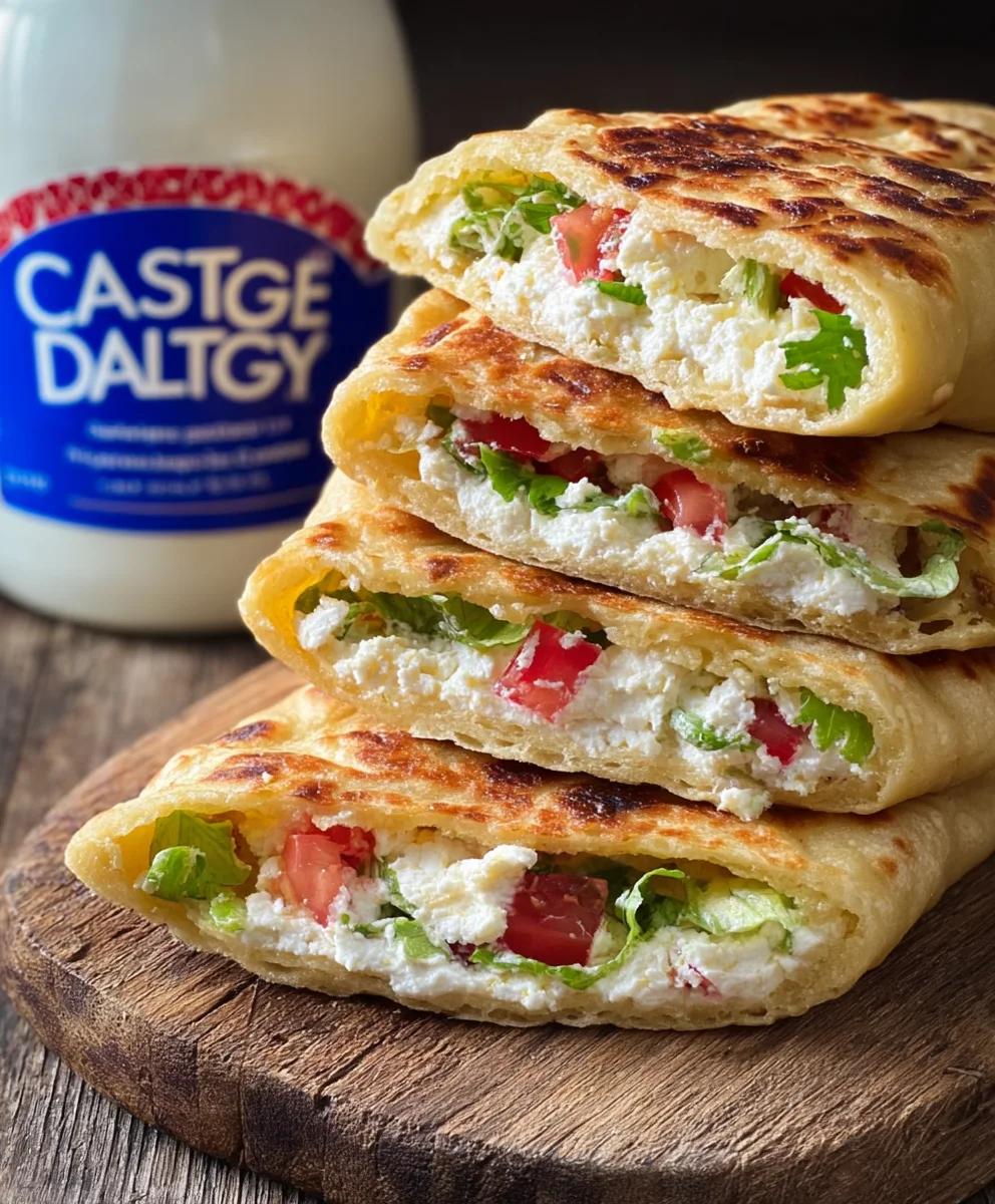 Easy Ingredient Cottage Cheese Flatbread Recipe