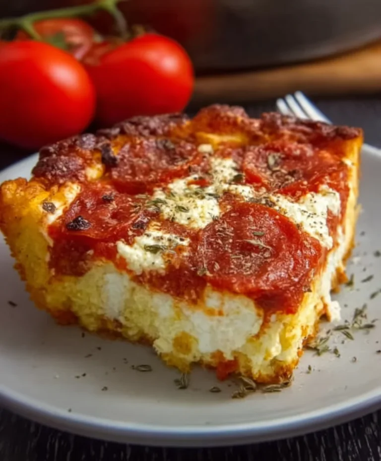 Pizza Cottage Cheese Bake – Easy & Delicious Recipe