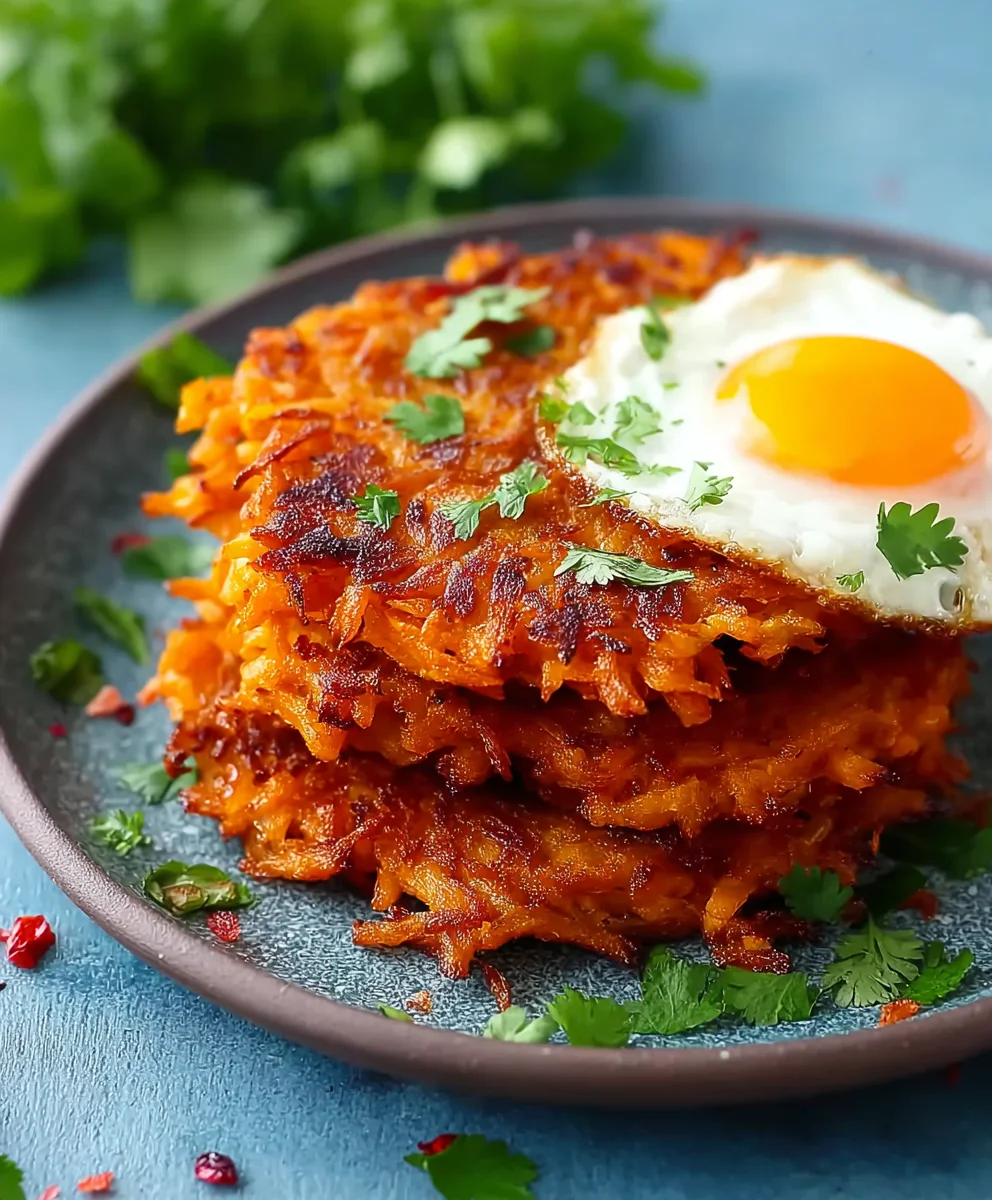 Savory Sweet Potato Hash Browns - Easy Weekday Meal
