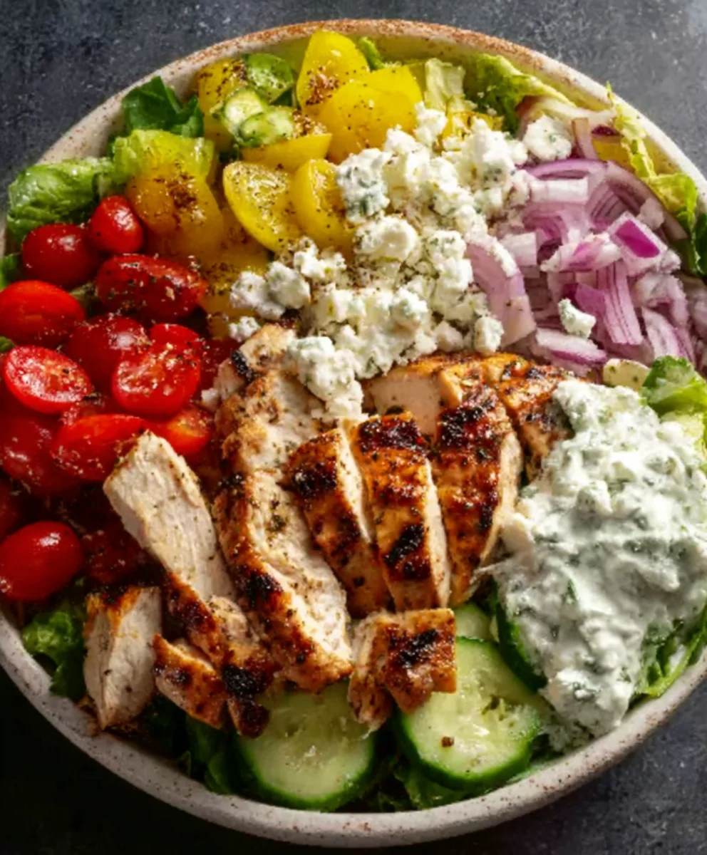 Easy Greek Chicken Bowls- Delicious & Healthy Meal