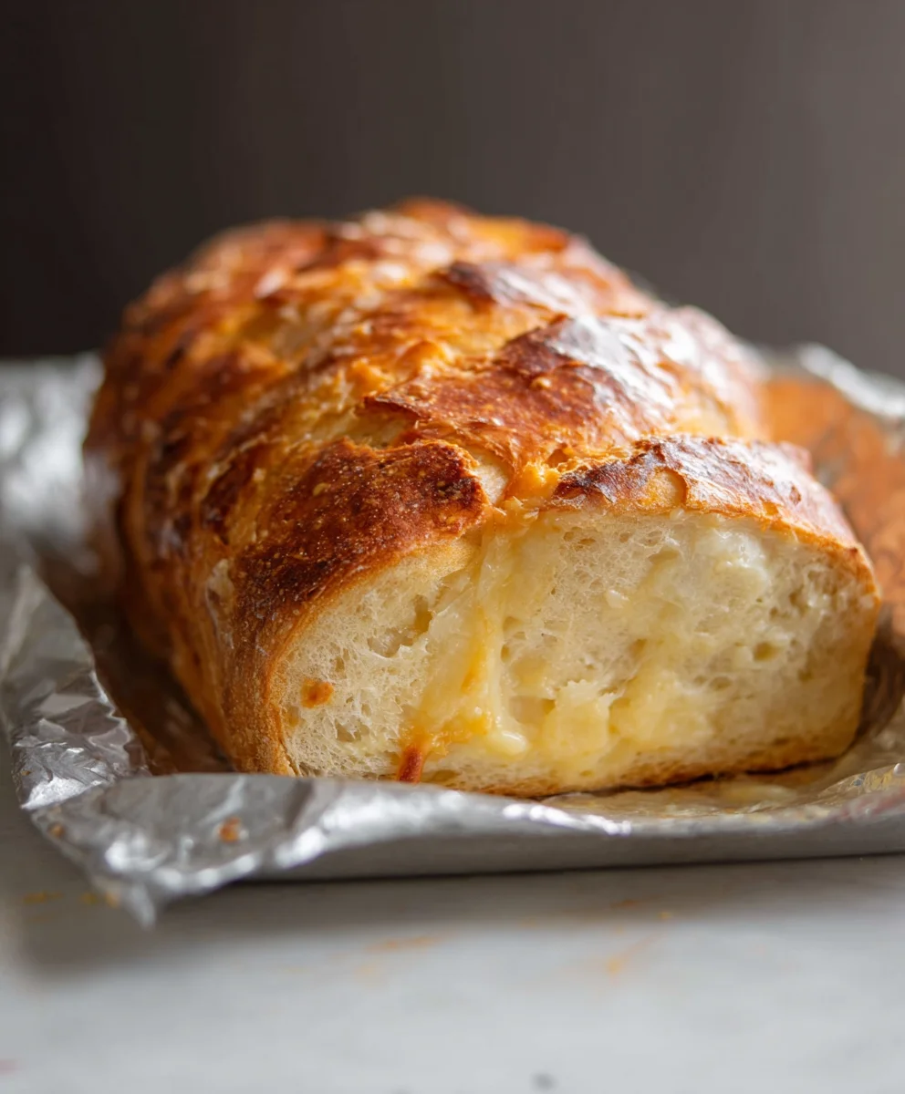 Easy Sourdough Cheese Bread Recipe - Cheesy & Delicious