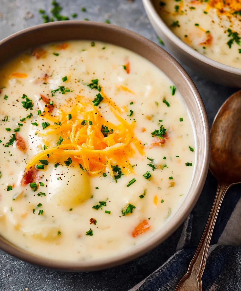 Easy Potato Soup Recipe-Creamy & Delicious Comfort