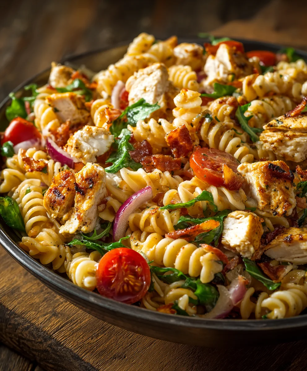 BBQ Chicken Pasta Salad - Easy & Delicious Meal