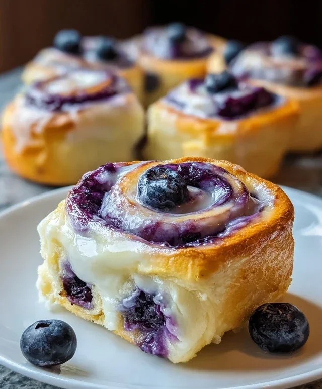 Blueberry Cheesecake Rolls