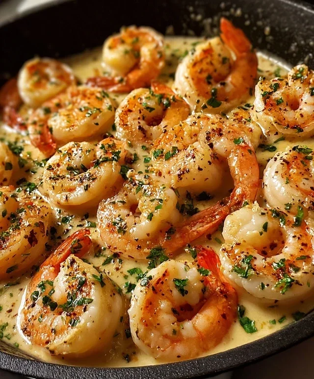 Creamy Garlic Shrimp