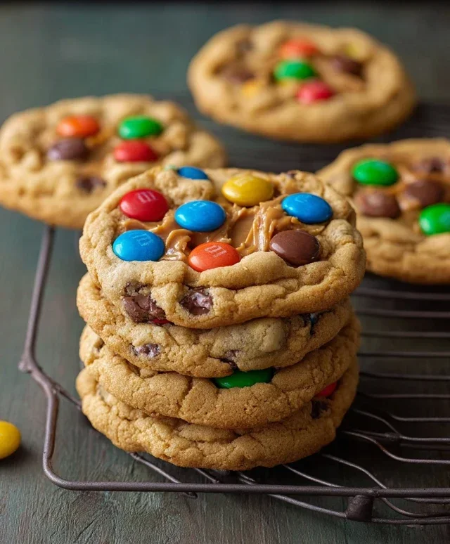 Peanut Butter M&M Cookies