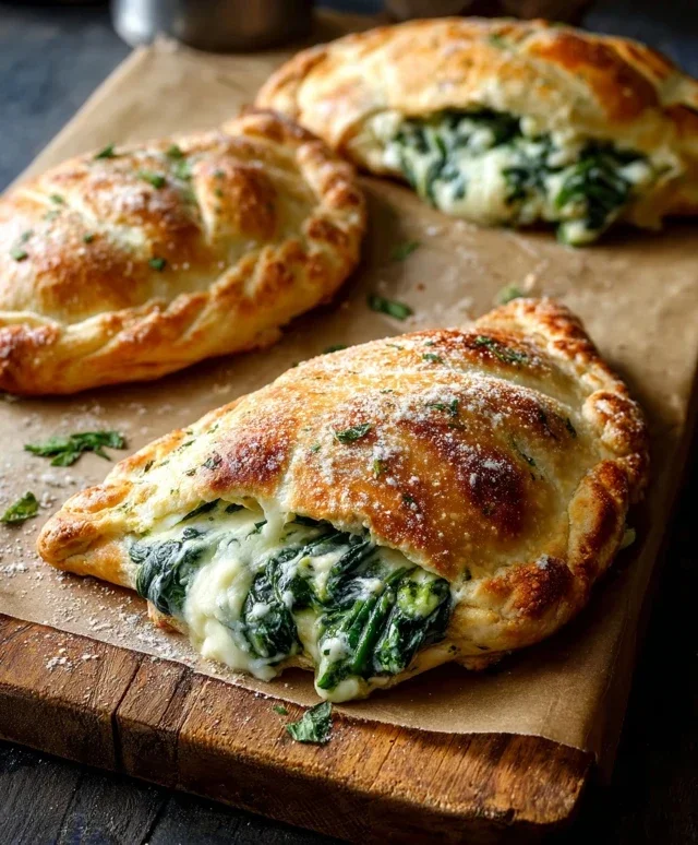 Ricotta Spinach Calzones