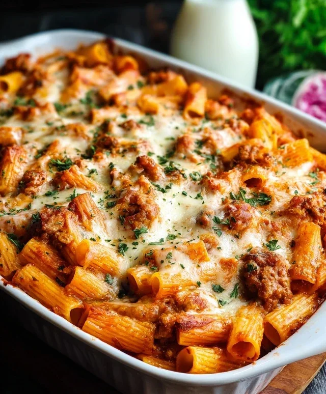 Baked Rigatoni with Sausage