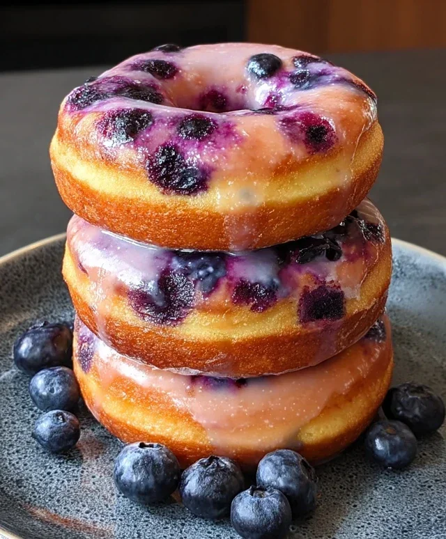 Keto Blueberry Donuts