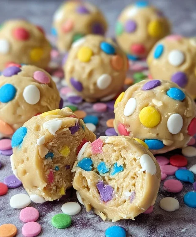 Easter Egg Cookie Dough Bites