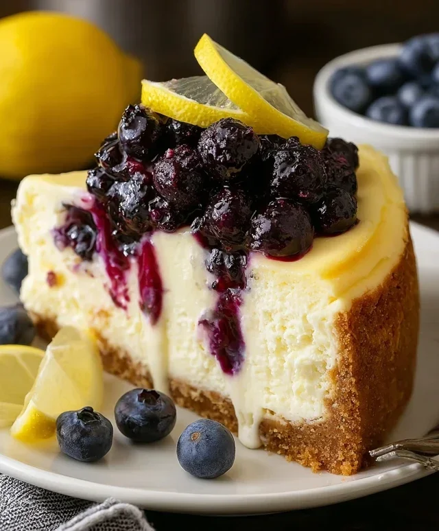 Lemon Blueberry Cheesecake