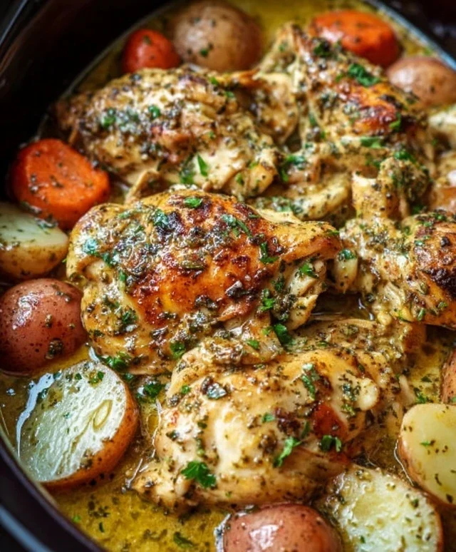 Garlic Butter Chicken Crockpot Recipe: 6-Hour Magic for Tender Bliss