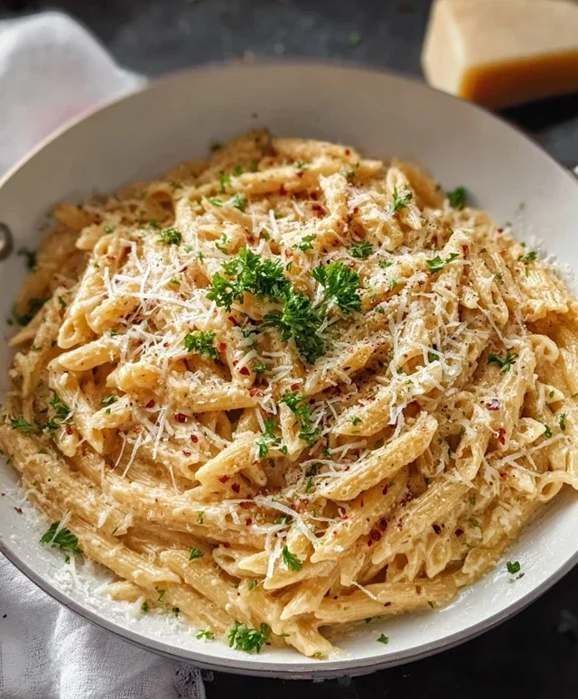 One Pot Creamy Garlic Pasta (Just 20 Minutes!)