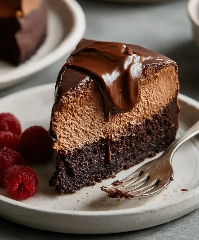Vegan Chocolate Mousse Cake