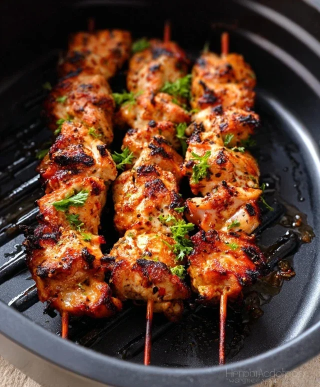 Bang Bang Chicken Skewers
