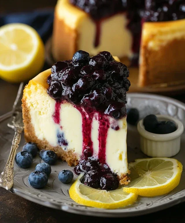 Lemon Blueberry Cheesecake