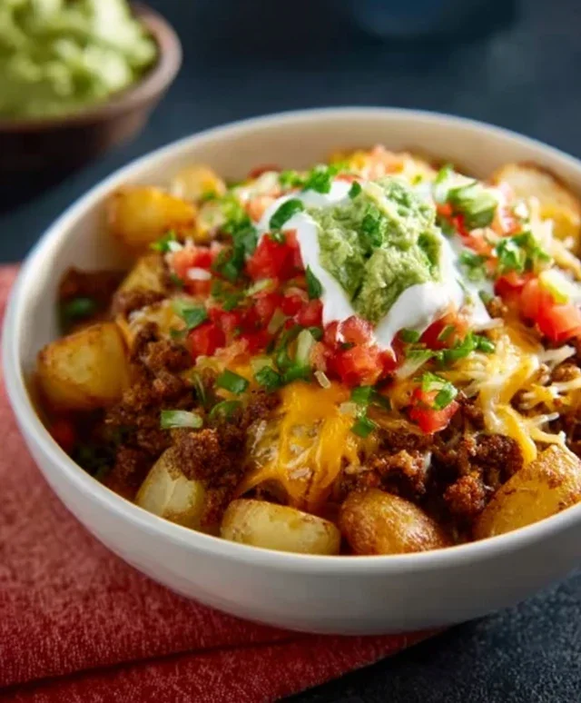 Loaded Potato Taco Bowl