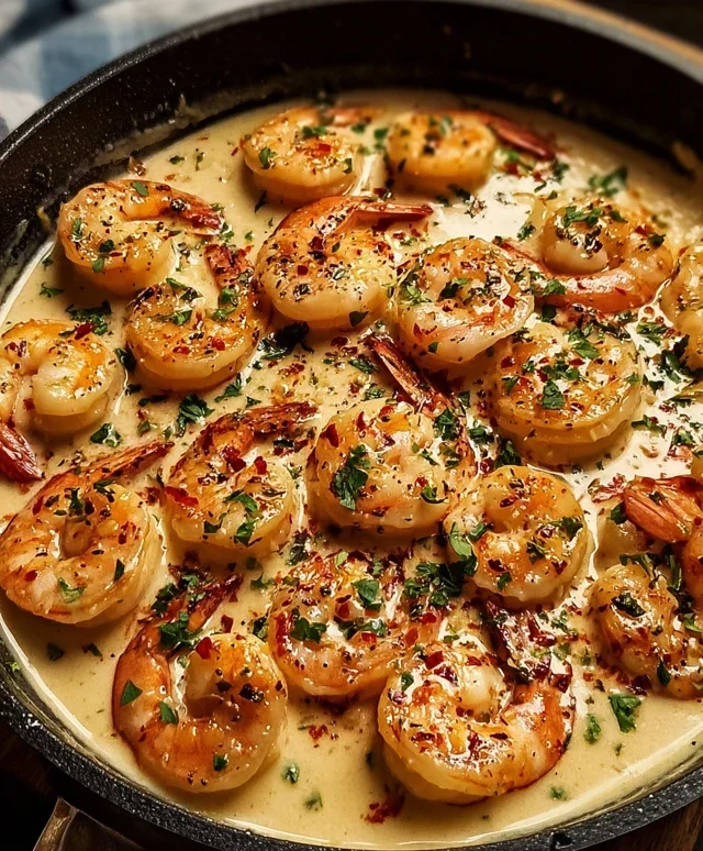 Creamy Garlic Shrimp